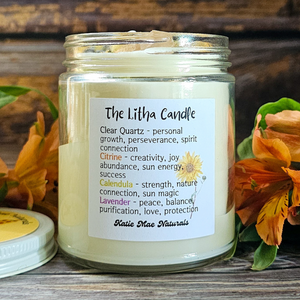 Summer solstice soy wax candle