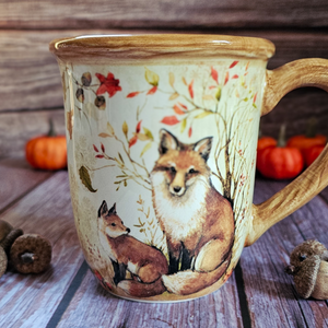 Autumn Magic Soy Wax Candle - Fall Themed Coffee Cup Candle