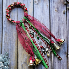 Load image into Gallery viewer, Yule Witches Bells Christmas Door Wreath
