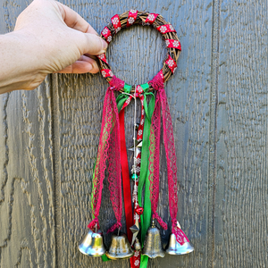 Yule Witches Bells Christmas Door Wreath