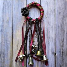 Load image into Gallery viewer, Witches Bells Door Wreath
