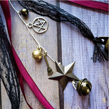 Load image into Gallery viewer, Witches Bells Door Wreath
