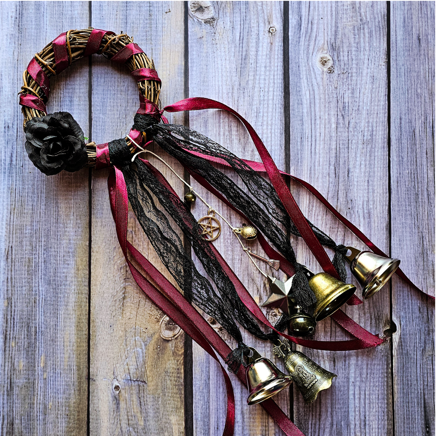 Witches Bells Door Wreath