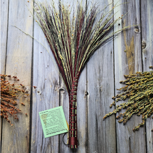 Load image into Gallery viewer, Decorative Broom - Rustic Cottagecore Decor
