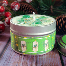 Load image into Gallery viewer, Holiday Thyme Soy Candle – Bayberry &amp; Pine Handcrafted Holiday Candle
