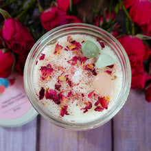 Load image into Gallery viewer, Aphrodite Goddess Candle – Crystal Candle Inspired by the Goddess of Love &amp; Beauty
