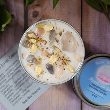 Load image into Gallery viewer, Full Moon Ritual Candle – Crystal Candle for Reflection, Intuition &amp; Moon Rituals
