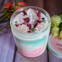 Load image into Gallery viewer, Self Worth Intention Candle – Crystal Candle for Self-Love, Confidence &amp; Inner Acceptance
