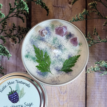 Load image into Gallery viewer, Blackberry sage hand poured soy wax candle 
