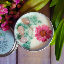 Load image into Gallery viewer, Lily Forest Soy Candle – Fresh Floral Woodland Handcrafted Candle
