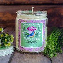 Load image into Gallery viewer, Mother Nature Soy Candle – Botanical Floral &amp; Earthy Handcrafted Candle

