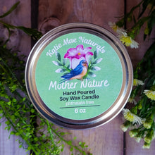 Load image into Gallery viewer, Mother Nature Soy Candle – Botanical Floral &amp; Earthy Handcrafted Candle

