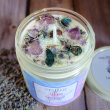 Load image into Gallery viewer, Calm the F*ck Down Ritual Candle – Crystal Candle for Relaxation &amp; Stress Relief
