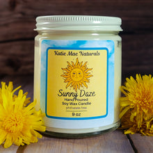 Load image into Gallery viewer, Sunny Daze Soy Candle – Bright Floral &amp; Citrus Handcrafted Candle
