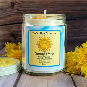 Hand poured soy wax candle 