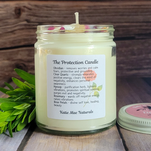 Protection intention candle 