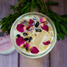 Load image into Gallery viewer, Protection Intention Candle – Crystal Candle for Safety, Boundaries &amp; Spiritual Protection
