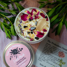 Load image into Gallery viewer, Protection Intention Candle – Crystal Candle for Safety, Boundaries &amp; Spiritual Protection
