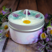 Load image into Gallery viewer, Pixie Garden Soy Candle – Enchanted Floral Garden Handcrafted Candle
