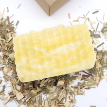 Load image into Gallery viewer, Lemongrass Soap Herb Infused Natural Bar Soap
