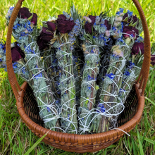 Load image into Gallery viewer, Mugwort and Seasonal Flower and Herb Bundle
