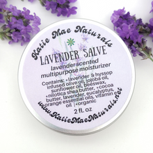 Load image into Gallery viewer, Herbal infused organic Lavender salve
