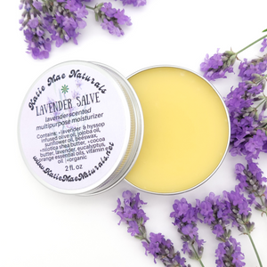 Organic herbal salve with lavender 