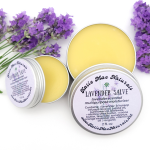 Lavender infused herbal salve