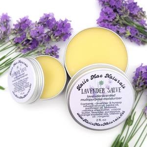 Herbal salve with organic lavender