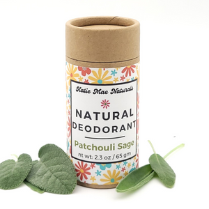 Patchouli Sage Natural Natural Deodorant - Zero Waste