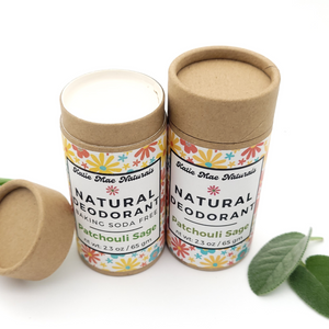 Patchouli Sage Natural Natural Deodorant - Zero Waste