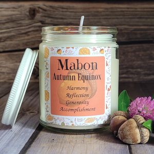 Autumn equinox soy wax candle