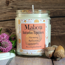 Load image into Gallery viewer, Autumn Equinox mabon candle

