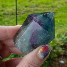 Load image into Gallery viewer, Rainbow fluorite tower
