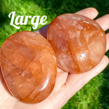 Load image into Gallery viewer, Fire quartz crystal palm stones
