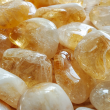 Load image into Gallery viewer, tumbled citrine gemstones 
