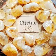 Load image into Gallery viewer, tumbled citrine gemstones 
