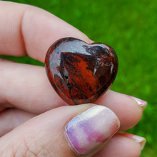 Load image into Gallery viewer, Small red jasper stone heart
