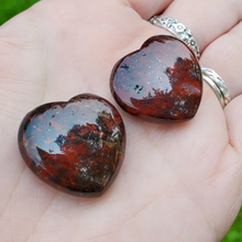 Load image into Gallery viewer, Red jasper mini hearts 
