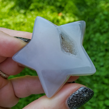 Load image into Gallery viewer, Carved crystal star
