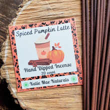 Load image into Gallery viewer, Fall seasonal scented hand dipped incense
