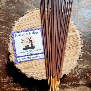 Pumpkin scented hand dipped incense sticks