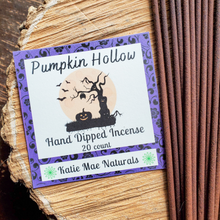 Load image into Gallery viewer, Fall seasonal scented hand dipped incense sticks 
