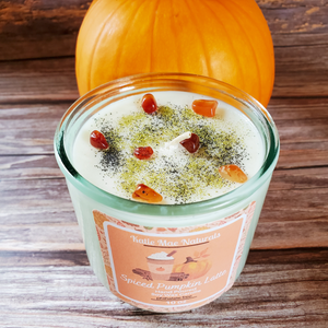 Pumpkin spice scented soy wax candle