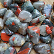 Load image into Gallery viewer, Bloodstone Tumbled Gemstones 

