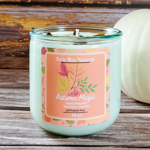 Autumn scented seasonal candles 