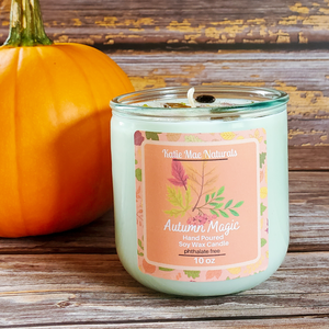 Autumn scented soy wax candles