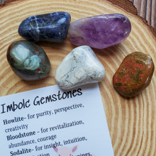 Load image into Gallery viewer, Crystals for imbolc 
