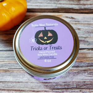 Tricks or Treats Halloween Candle - 6 oz