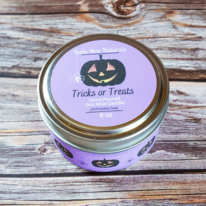 Tricks or Treats Halloween Candle - 6 oz